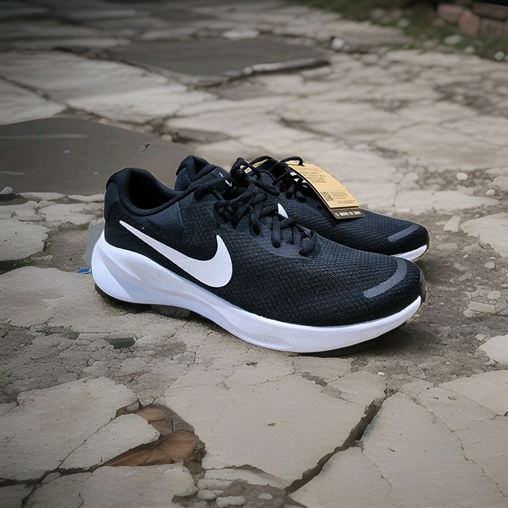 Nike Revolution 7 'Black White' FB2207 001 Size 10